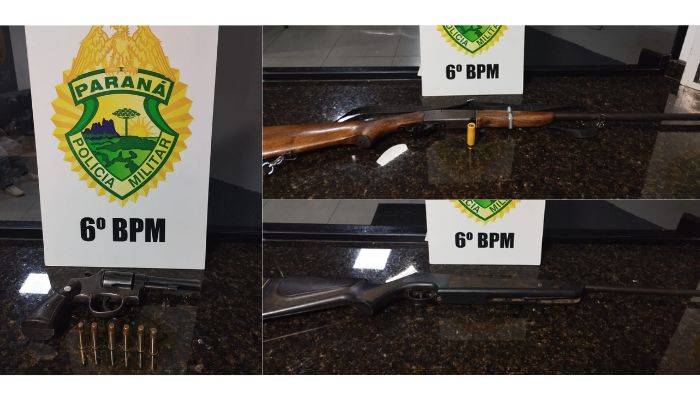 Espigão Alto do Iguaçu – Homem é preso por porte ilegal de arma de fogo